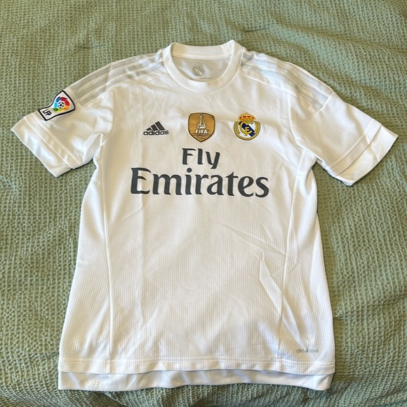 Adidas Real Madrid jersey white men’s small - Picture 1 of 12
